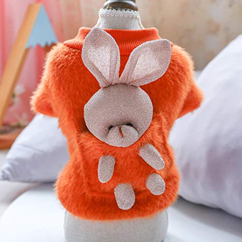 Pet Dog PU Reißverschluss Mantel Verdickung Warme Kleidung Weste Lederjacke Für Kleine Mittlere Hunde Teddy Yorkie Pommersche Kleidung von KKDIY