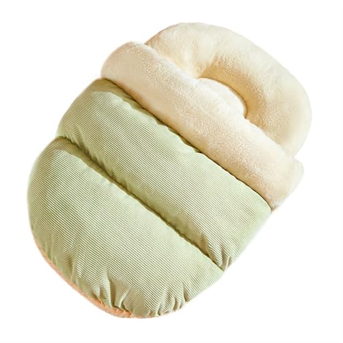 Nettes Katzenbett, Slipper Katzenbett Höhle, Warme Katzenbetten für Indoor Katzen, Haustier überdachtes Katzenbett, Gemütliches weiches langlebiges waschbares Kätzchen Bett mit rutschfester Unterseite von KKLZZUENI