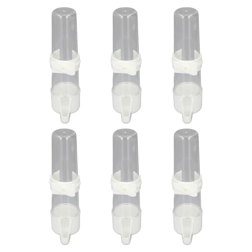 6PCS Vogelkäfig-Wasserspender, Professioneller Automatischer, Auslaufsicherer Vogelwasser-Hängespender für Haustiere, Vögel, Papageien, Wellensittiche, Nymphensittiche, (150 ml) von KKPLZZ