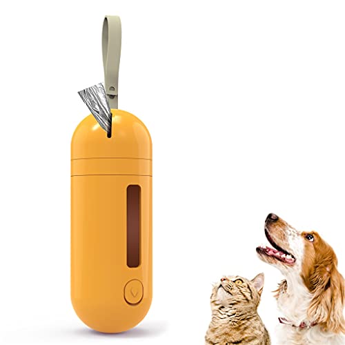 KKXXYQFC Tragbare Mini-Haustier-Wasserflasche für Hunde, Welpen, kleine Hunde, Chihuahua, Reise-Trinknapf, Heimtierbedarf, Wasserspender, Futterspender (Farbe: Schwarz-Blau Exorcist1, Größe: Talla von KKXXYQFC