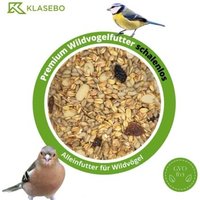 KLASEBO 20 kg Premium Wildvogelfutter, Streufutte, Fettfutter schalenlos von KLASEBO