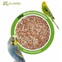 KLASEBO Wellensittichfutter 25kg, Vogelfutter, Sittichfutter, Kanarienvogel von KLASEBO