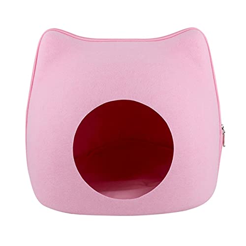 KLIEUWDBAARASRASJ Cat Pet Cave Cat Cave Bed Katzenbett für Katzen Kätzchen Haustiere-Rosa,Detailseitenanzeige,Tschechische Republik von KLIEUWDBAARASRASJ