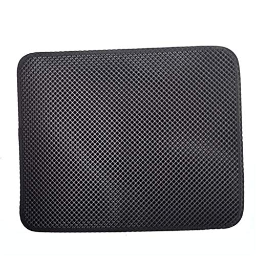 KLIEUWDBAARASRASJ Pet Cat Wurfmatte Double Layer Litter Cat Bettpolster Trapping Pets Katzentoilette Mat Pet Produktbett für Katzen House Clean Matte-Schwarz, 30x45cm, China von KLIEUWDBAARASRASJ