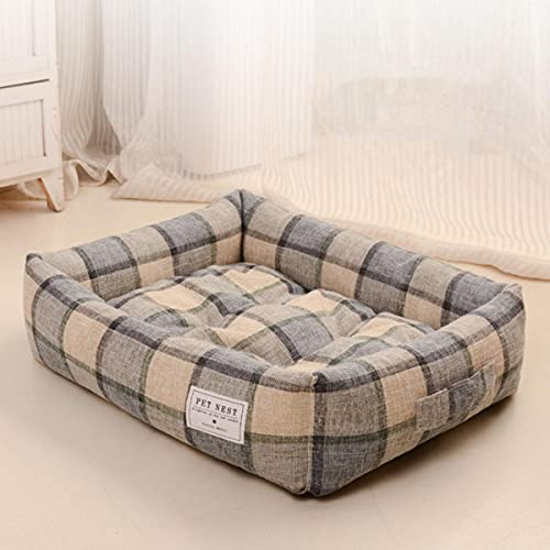 KLIEUWDBAARASRASJ Tiere Super Soft Sofa Hundebetten wasserdichte Unterseite Weiches Fleece Warmes Bett Für Hund Plus Size Weiches Haustierbett Katzenbett Winter-F,50x40,China von KLIEUWDBAARASRASJ