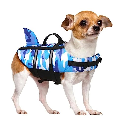 Hunde Schwimmweste Sicherheits Badeanzug Sicherer Für Kleine Und Mittelgroße Hunde Schwimmweste Mit Reflektierenden Streifen Schwimmanzug Haustier Rettungsring von KLOVA