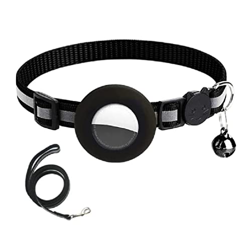 KLOVA Katzenhalsband Verstellbares Katzenhalsband Mit Reflektierendem Streifen Für Tracker Halter Hunde Nylonleine Heimtierbedarf von KLOVA