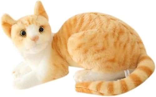 Simulation Katze Spielzeug, weiche Plüsch Kätzchen Spielzeug, Haustier Tierfotografie Requisiten, Zimmer nach Hause Dekoration Begleiter Haustier niedlichen Spielzeug Kindergeschenke, 30cm von KLUFO