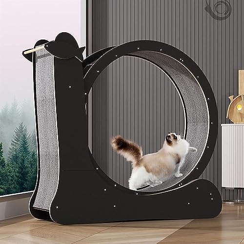 Tapis roulant Pour Chat Tapis roulant Pour animaux de compagnie Four Seasons Universel Fitness Griffe Chat Cadre d'escalade Muet Grand Cercle à Rouleaux von KLUFO