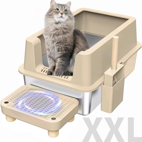 KMNSUN XXL Edelstahl Katzenklo-005 von KMNSUN