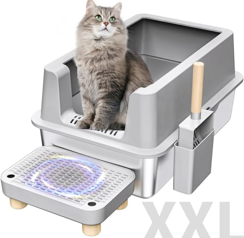 KMNSUN XXL Edelstahl Katzenklo-006 von KMNSUN