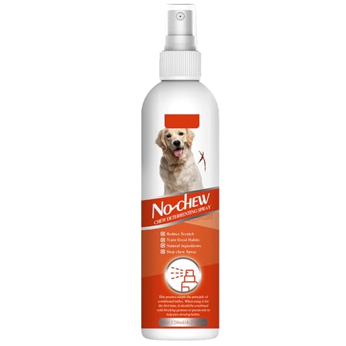 Anti Kau Spray für Katzen,Effektiv Anti-Kratz-Spray für Katze & Hund,Anti-Kratz-Spray für Katze & Hund,Katzenabwehrspray für Katzen,Anti Kau Spray für Hunde & Katzen,Kaustopp für Haustieren,120ML von KOAHDE