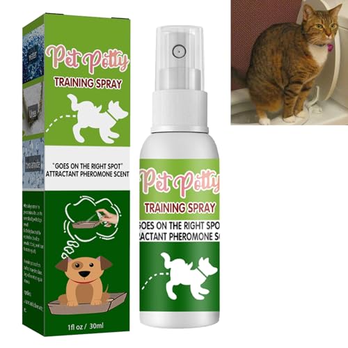 KOAHDE Hundetöpfchentrainingsspray, Töpfchentrainingsspray für Katzen und Welpen, Hunde-Lockstoff-Spray, Toilettentrainingsspray für Haustiere, Töpfchentoiletten-Trainingshilfe, Spray, 30 ml von KOAHDE