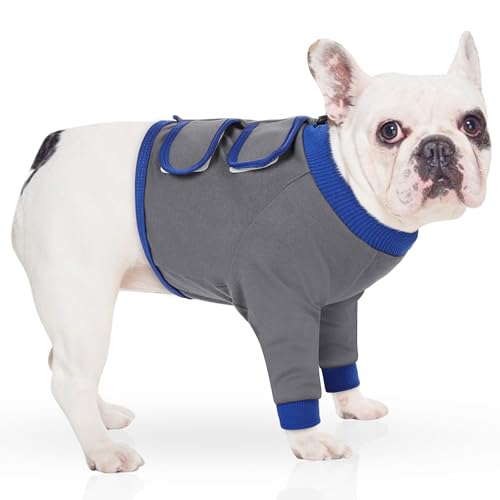 KOESON Hunde-Genesungsmanschette für Vorderbeine, Chirurgie-Genesungsanzug nach Operationen, Ellenbogenschutz, verstellbare Hundebeinmanschette gegen Lecken bei Beinverletzungen, Kegelhalsband, von KOESON