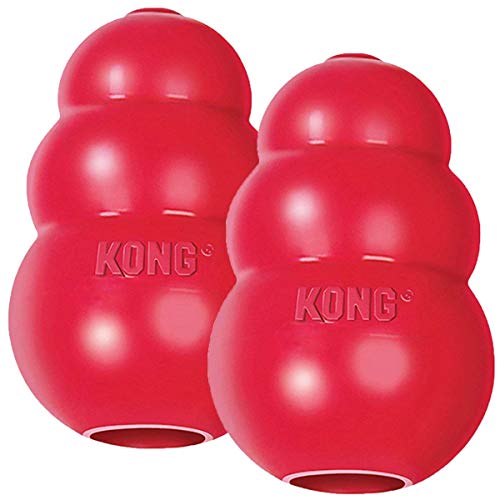 Kong Classic Hundespielzeug, 2 Pack, Größe L von HDP