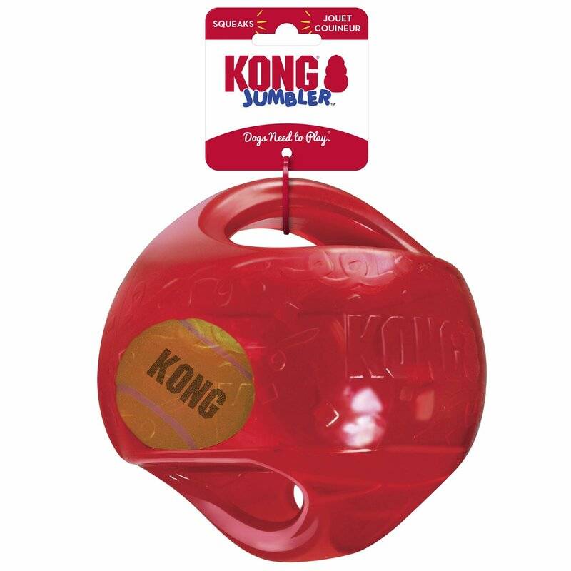 Hundespielzeug KONG Jumbler Ball 14 cm von KONG