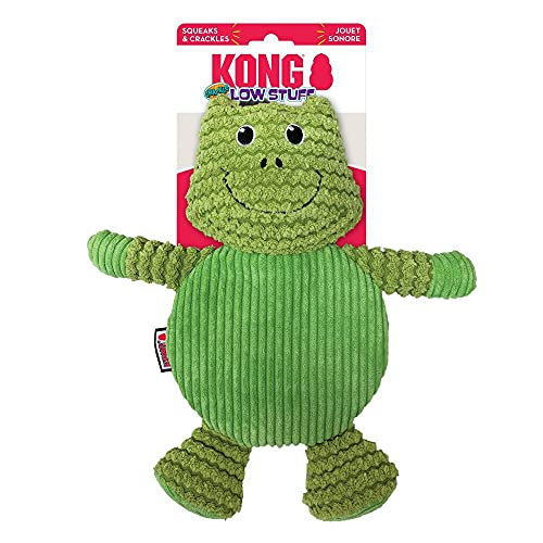 KONG Company 38749502 - Low Stuff Crackle Tummiez Hundespielzeug Frosch Lg von KONG