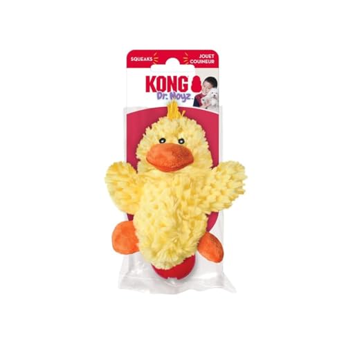 KONG Dr. Noy's Platy Duck Hundespielzeug, Plüsch, 3 Stück von KONG