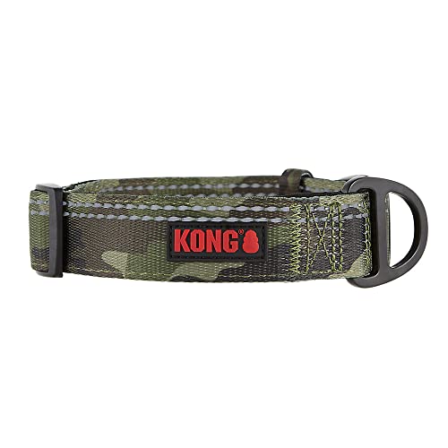 KONG Max HD Hundehalsband, Neopren, gepolstert, Größe L, Camouflage von KONG