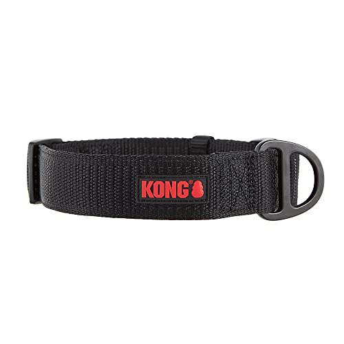 KONG Max HD Hundehalsband, Neopren, gepolstert, Größe XL, Schwarz von KONG