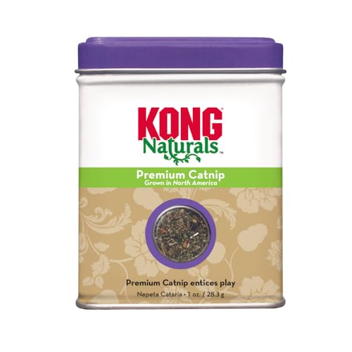 KONG – Naturals Premium Catnip – Premiumqualität aus Nordamerika – 28 g (1 oz) von KONG