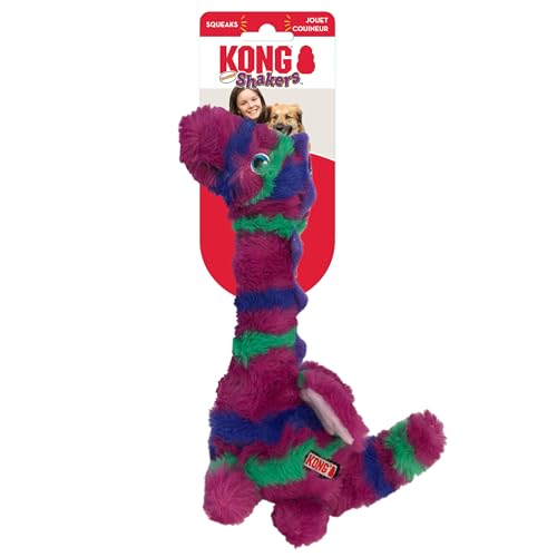 KONG Shakers Honkers Hundespielzeug Drache, Plüsch, klein von KONG