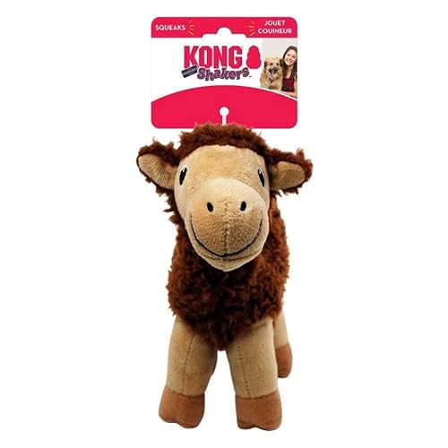 KONG Shakers Passports Hundespielzeug Camel Brown Medium von KONG