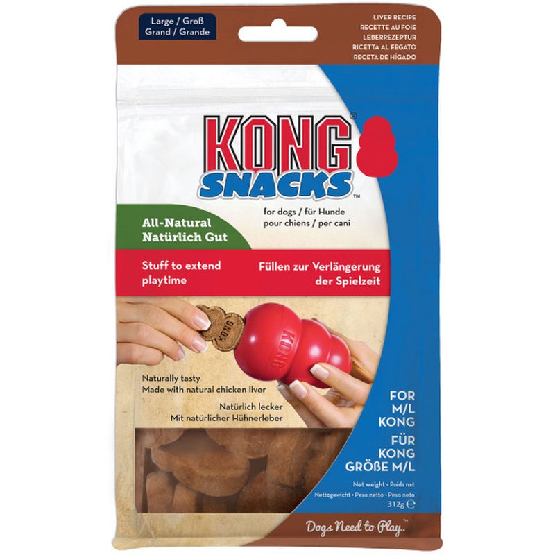 KONG Snacks Liver L - 312 g (für große KONG's) (28,53 € pro 1 kg) von KONG