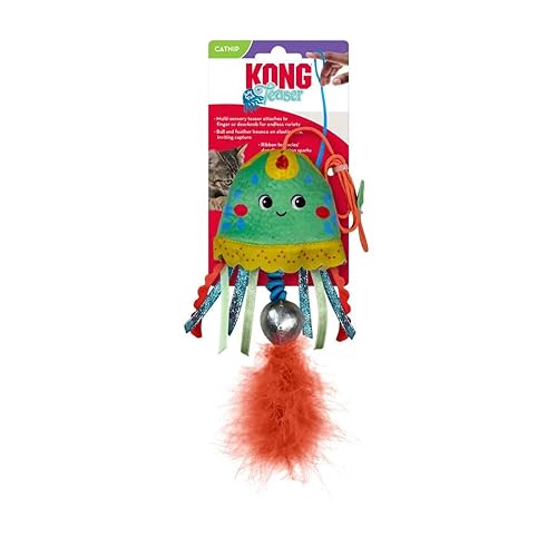 Kong Cat teaser jellyfish assorti von KONG