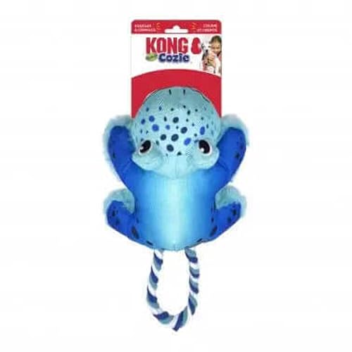 Kong Company 38750909 - Cozie Tuggz Hundespielzeug, Frosch Md/Lg von KONG