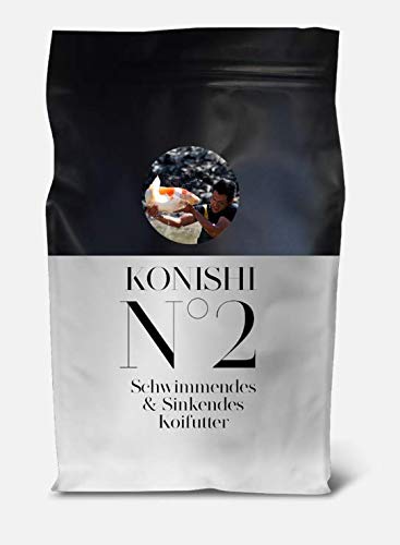 KONISHI Nr 2 Mix Neu Koifutter Fischfutter (1 x 5 kg) von KONISHI