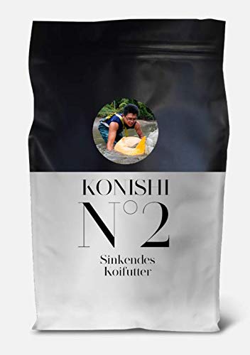 KONISHI Nr 2 Sink Neu Koifutter Fischfutter (1 x 5 kg) von KONISHI