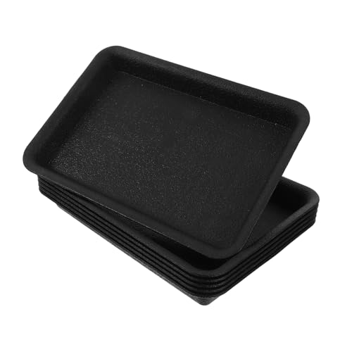 KONTONTY 6St Tropfschalen Für Pflanzen Gastro Tablett Tabletts Für Pflanzen Tabletts Für Pflanzen Rechteckige Untertassen Sukkulenten Verpackungstöpfe Pflanzschalen Für Zimmerpflanzen von KONTONTY