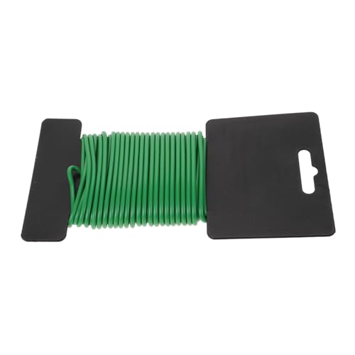 KONTONTY Gartenkabelbinder Pflanzenstützbinder Gartendrahtbinder Grüne Pflanzenbinder Pflanzenbinder Für Kletterpflanzen Flexible Weiche Drahtbinder Weiche Gartenpflanzenbinder von KONTONTY