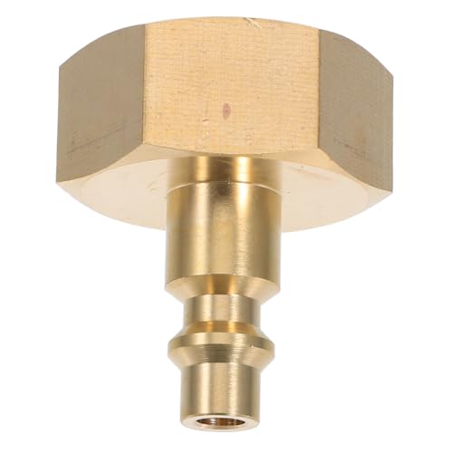 KONTONTY Kupfer 3/4 Gartenschlauchgewinde An Luftkompressor Adapter Schnellkupplungsstecker Adapter Für Die Überwinterung Von Wohnmobilen Und Sprinkleranlagen Golden von KONTONTY