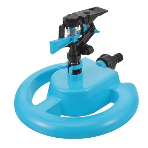 KONTONTY Rotierender Sprinkler Garten Sprinkler Traktor Sprinkler Wassersprinkler Wassersprühdüse Stativ Sprinkler Großflächige Sprinkler Wasserschlauch Rasensprenger Gartenbedarf Plastik von KONTONTY