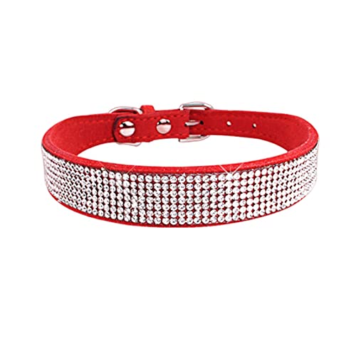 KOOBS Hundegeschirr Hundekristallkristall Glitzer Strass-Red,M von KOOBS