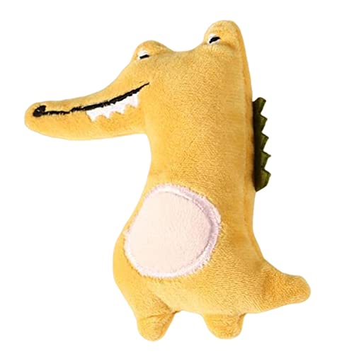 KOOBS Hundespielzeug 2Pc Süße Kawaii Haustiere Hundewurf Wurfspielzeug Cartoon Tierform Kleine Mittelgroße Hunde Quietscher Kauen Training Spielzeug-D von KOOBS