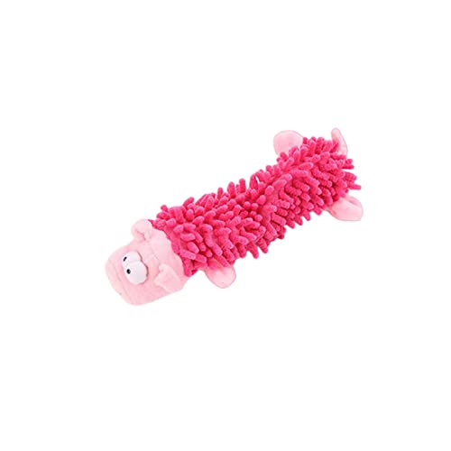 KOOBS Hundespielzeug Langlebige Haustierhund -Plüsch -Tierform Mit Quietscher Für Kleine Hundepuppenkauen Reinigungsspielzeug-Rose Pig,As The Pictures von KOOBS