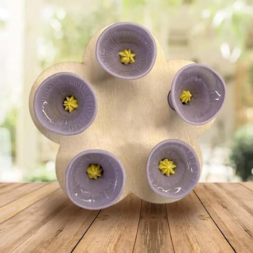 Bee Cups for Thirsty Bees Garden, Bee Insect Drinking Cup, Bee Hotel, Insect Hotel, Bee Cups Pollinators (Purple, one Size) von KOOMAL
