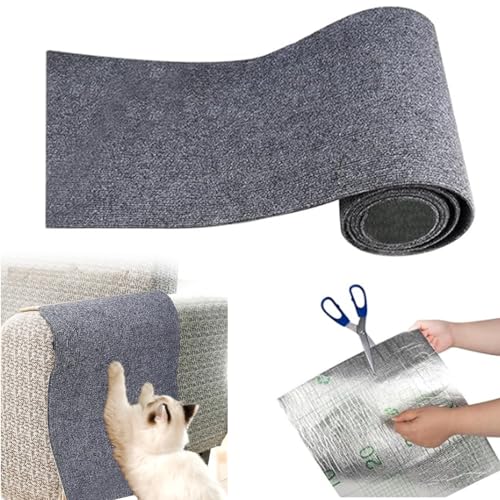 Self-Adhesive Cat Scratching Mat, Cat Wall Scratching Boards for Protects Carpets, Sofa, Furniture, 40 x 200 cm von KOOMAL