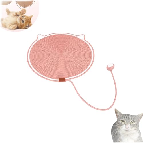 Kratzpad FüR Katzen, Pet Dual Kratzpad, Indoor Katze kreisförmiges horizontales kratzendes Katzenbrett, natürliches Baumwollseil Kratzpad von KPPFHBLI