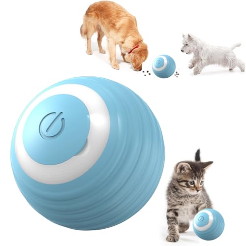 KQLHLHDYZ Interaktives Katzenspielzeug Ball Katzenspielzeug für Indoor Katzen Erwachsene Katzenspielzeug Smart Cat Ball Spielzeug für Katzen Bewegungsmelder Smart Pet Ball von KQLHLHDYZ