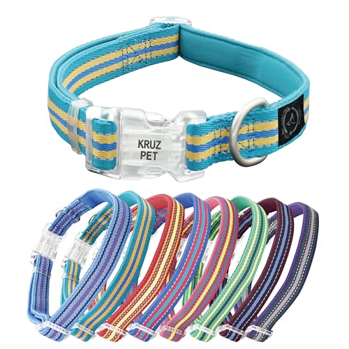 KRUZ PET Reflektierendes, ultraweiches Neopren-gepolstertes Halsband von KRUZ PET