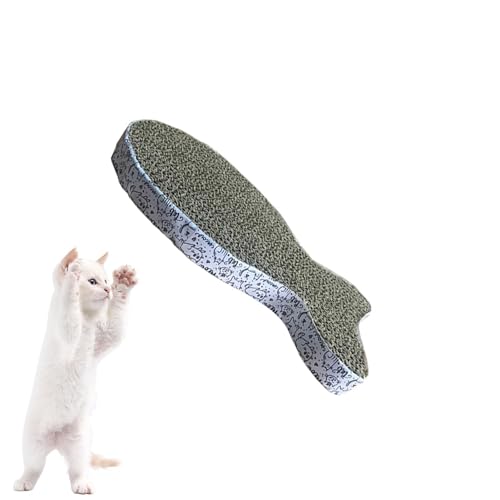 KSHSAA Cat Scratcher - Cat Pad Toy Scratcher | Wiederverwendbarer Karton Cat Scratch Pad Interaktives Trainingsspielzeug für Kleine Mittlere Katzen von KSHSAA