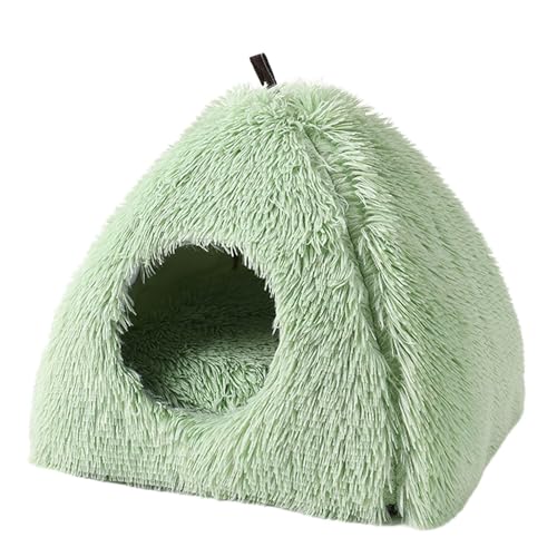 Katzenbett, Katzen-Sofa, Höhlenhaus-Zelte für Indoor-Katzen, waschbar, weiche Katzen- und Hunde-Bettwäsche, Plüsch-Hundebetten für kleine, mittelgroße Hunde, 40 x 37 cm von KSHSAA