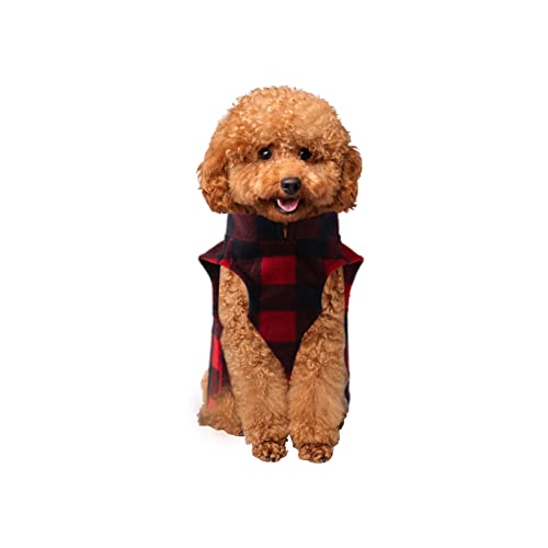 Hundepullover für extra große Hunde, Hundejacke für kleine oder mittelgroße Hunde, Jungen oder Mädchen, Winter-Hundepullover, Mantel, kaltes Wetter, Haustierkleidung, für drinnen und draußen (XL) von KSIEE
