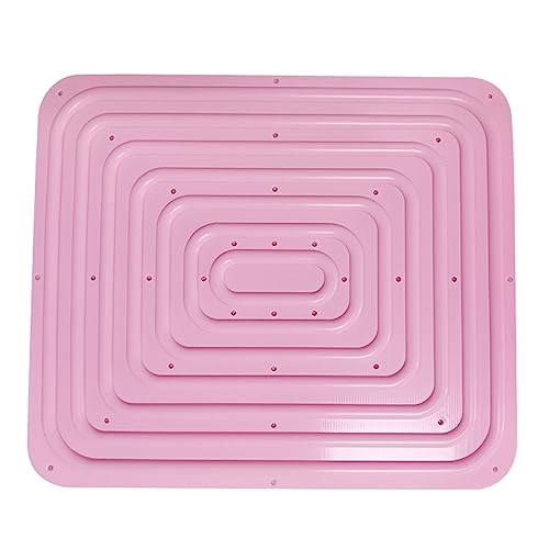 KSIEE Hühner Nistkasten Pads, Waschbare Kunststoff Nistkasteneinlagen, Hühnereinstreu für Stall, Hühnerlegekästen, Nistunterlagen für Hühnerstall (Rosa) von KSIEE