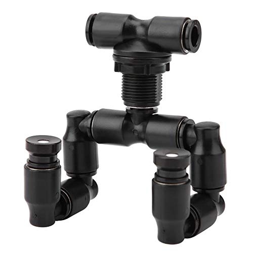 KSTE Reptilien Fogger Nebel-Sprenger-Regenwald-Behälter 360 Adjustable Aquarium-System Connect 1/4 '' Tub von KSTE