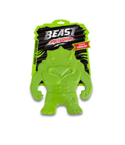 Beast Unleashed Triceratops Tosser Hundespielzeug Dinosaurier Premium Gummi von KTR GROUP